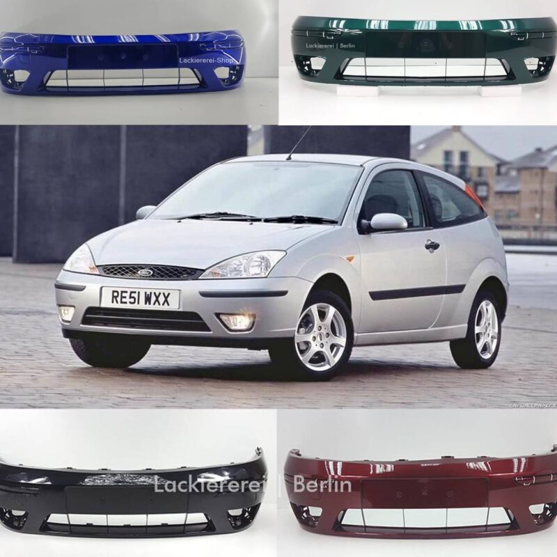 STOßSTANGE VORNE LACKIERT IN WUNSCHFARBE NEU für Ford Focus 2001-2004
