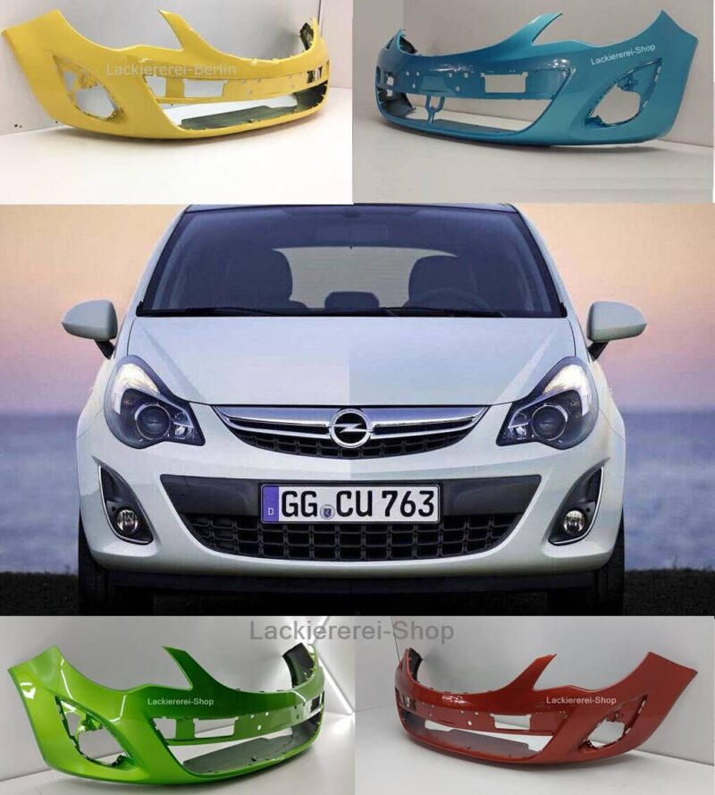 STOßSTANGE VORNE LACKIERT IN WUNSCHFARBE NEU für Opel Corsa D 2011-2014