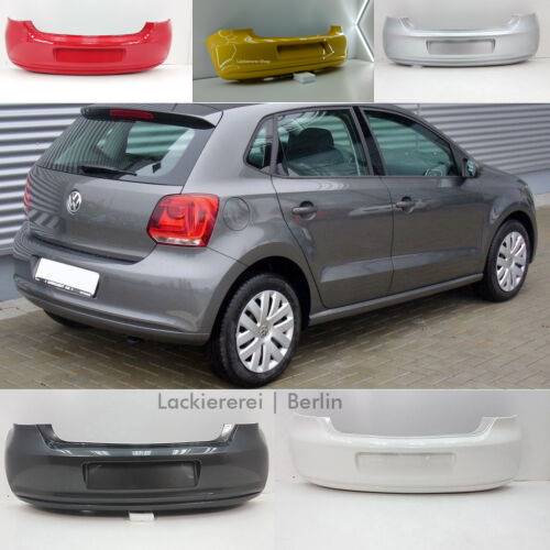 STOßSTANGE HINTEN LACKIERT IN WUNSCHFARBE NEU für VW Polo 6R 2009-2014 ohne PDC