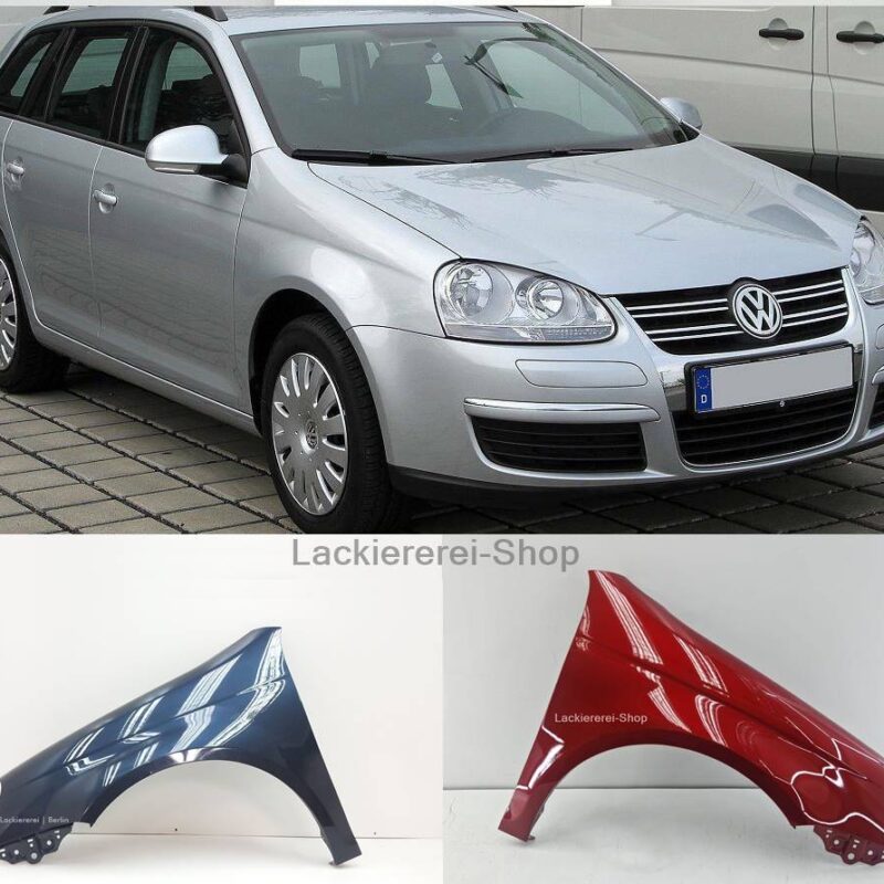 KOTFLÜGEL VORNE LACKIERT IN WUNSCHFARBE NEU für VW Golf V Variant