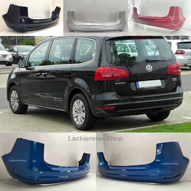 STOßSTANGE HINTEN LACKIERT IN WUNSCHFARBE NEU für VW Sharan/SEAT Alhambra 2010-2022