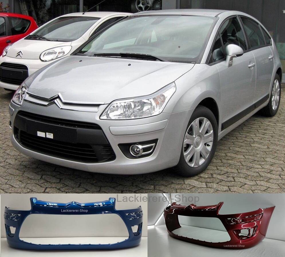 STOßSTANGE VORNE LACKIERT IN WUNSCHFARBE NEU für Citroen C4 2008-2010