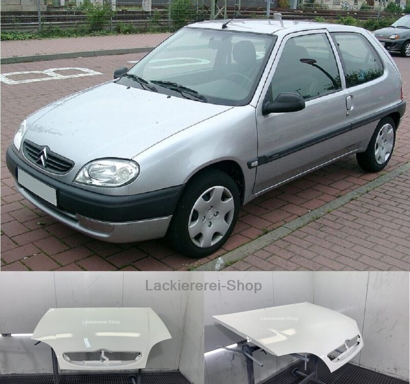 MOTORHAUBE LACKIERT IN WUNSCHFARBE NEU für Citroen Saxo 1999-2004
