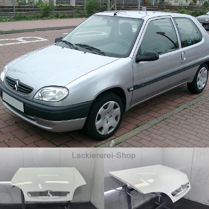 MOTORHAUBE LACKIERT IN WUNSCHFARBE NEU für Citroen Saxo 1999-2004