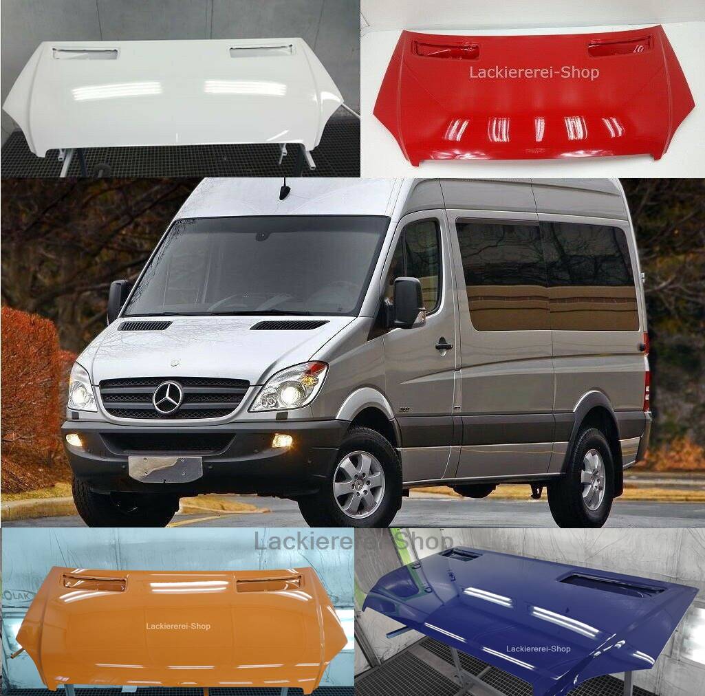 MOTORHAUBE LACKIERT IN WUNSCHFARBE NEU für Mercedes-Benz Sprinter W906 2006-2013