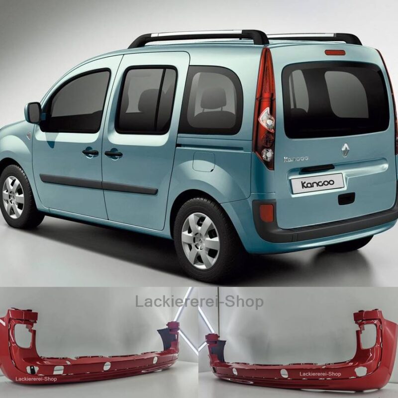 STOßSTANGE HINTEN LACKIERT IN WUNSCHFARBE NEU für Renault Kangoo 2008-2021