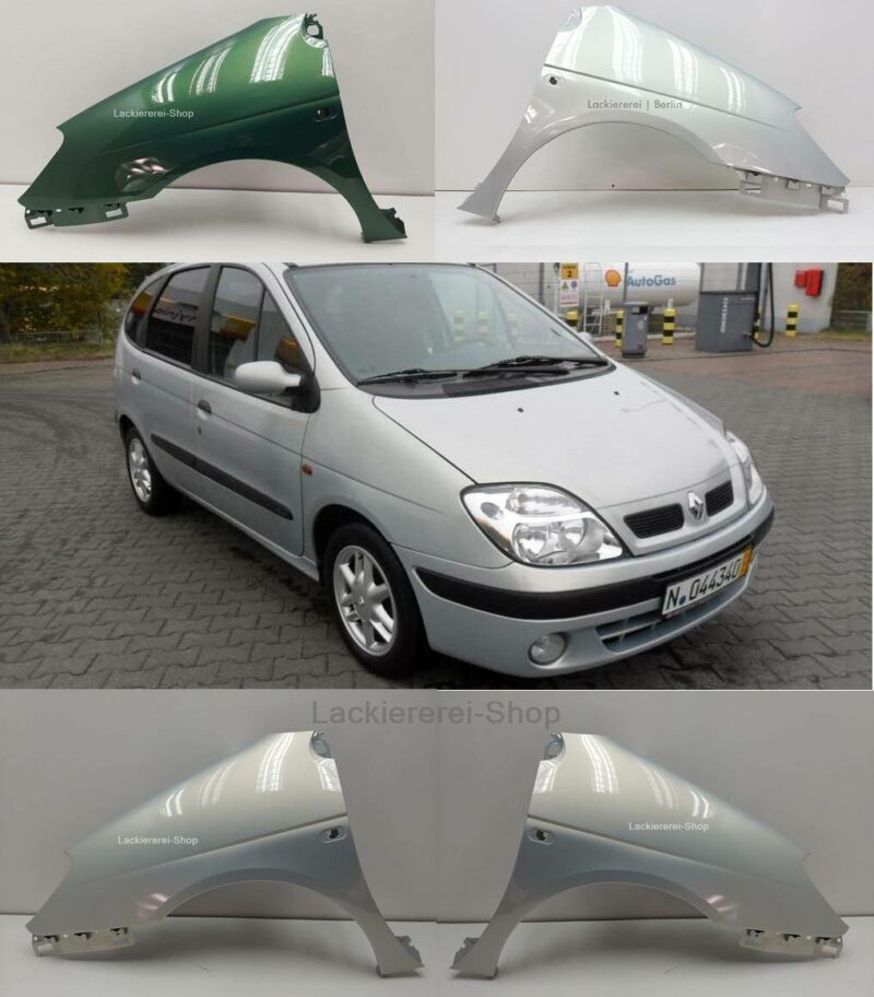 KOTFLÜGEL VORNE LACKIERT IN WUNSCHFARBE NEU für Renault Scenic 1999-2003