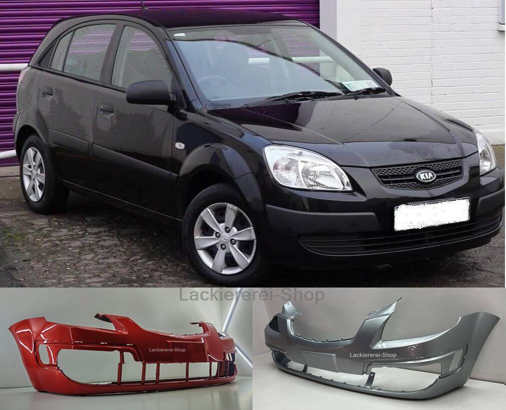 STOßSTANGE VORNE LACKIERT IN WUNSCHFARBE NEU für Kia Rio 2005-2010