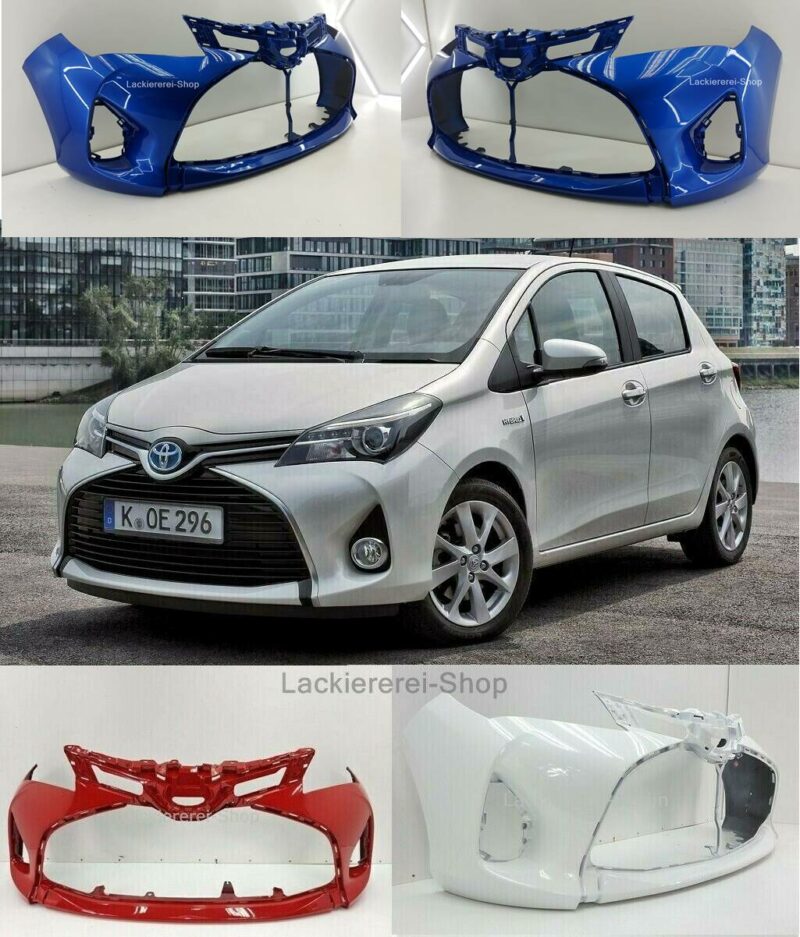 STOßSTANGE VORNE LACKIERT IN WUNSCHFARBE NEU für Toyota Yaris 3 2014-2017