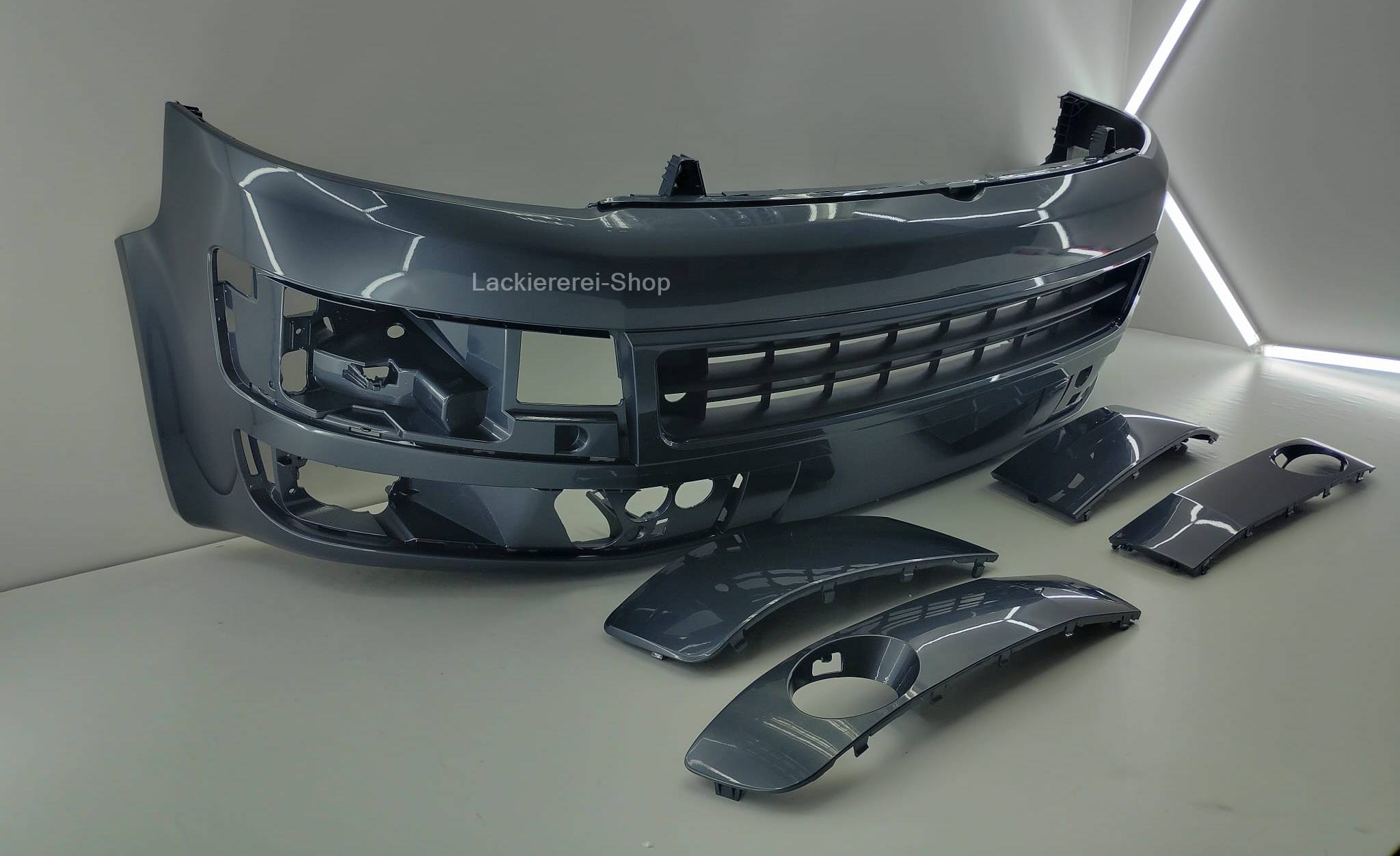 STOßSTANGE VORNE LACKIERT IN WUNSCHFARBE NEU für VW T5 Multivan/Caravelle 2009-2015, versch. Varianten – Bild 13