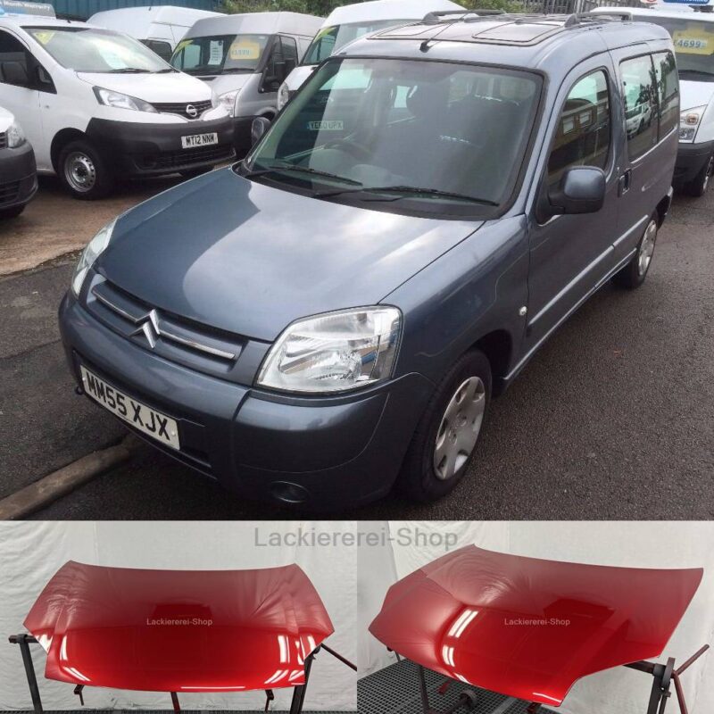 MOTORHAUBE LACKIERT IN WUNSCHFARBE NEU für Citroen Berlingo 2002-2009