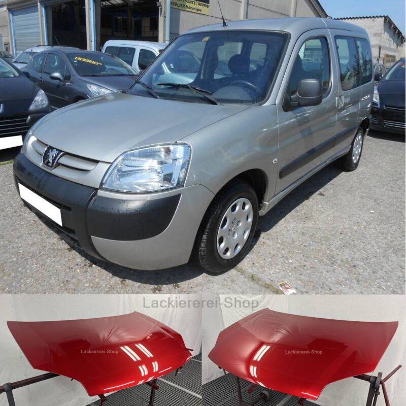 MOTORHAUBE LACKIERT IN WUNSCHFARBE NEU für Peugeot Partner 2002-2009
