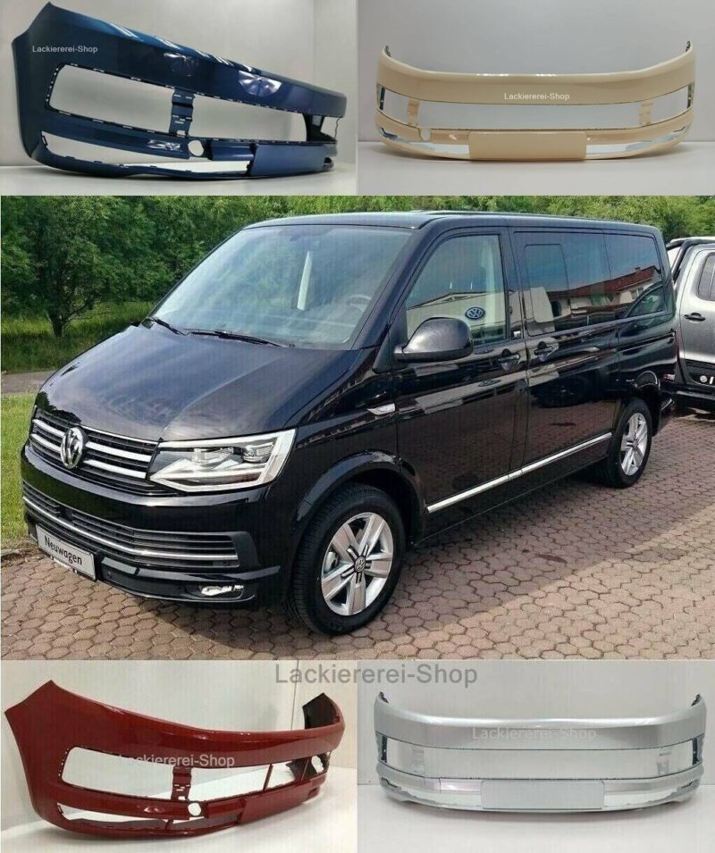 STOßSTANGE VORNE LACKIERT IN WUNSCHFARBE NEU für VW T6 Multivan/Caravelle 2015-2019