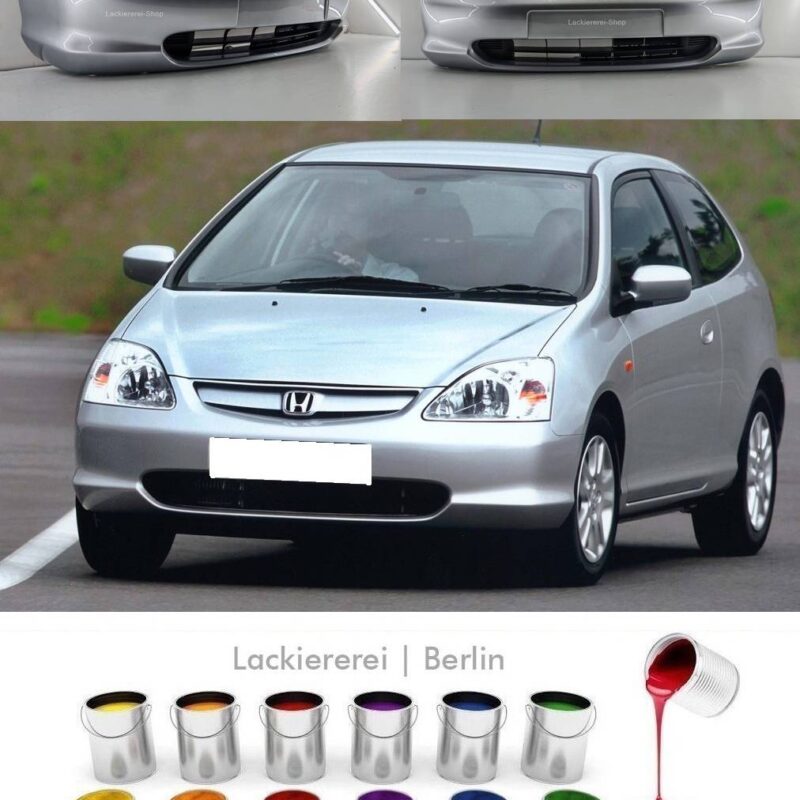 STOßSTANGE VORNE LACKIERT IN WUNSCHFARBE NEU für Honda Civic 2000-2003