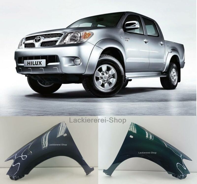 KOTFLÜGEL VORNE LACKIERT IN WUNSCHFARBE NEU für Toyota Hilux 2005-2012