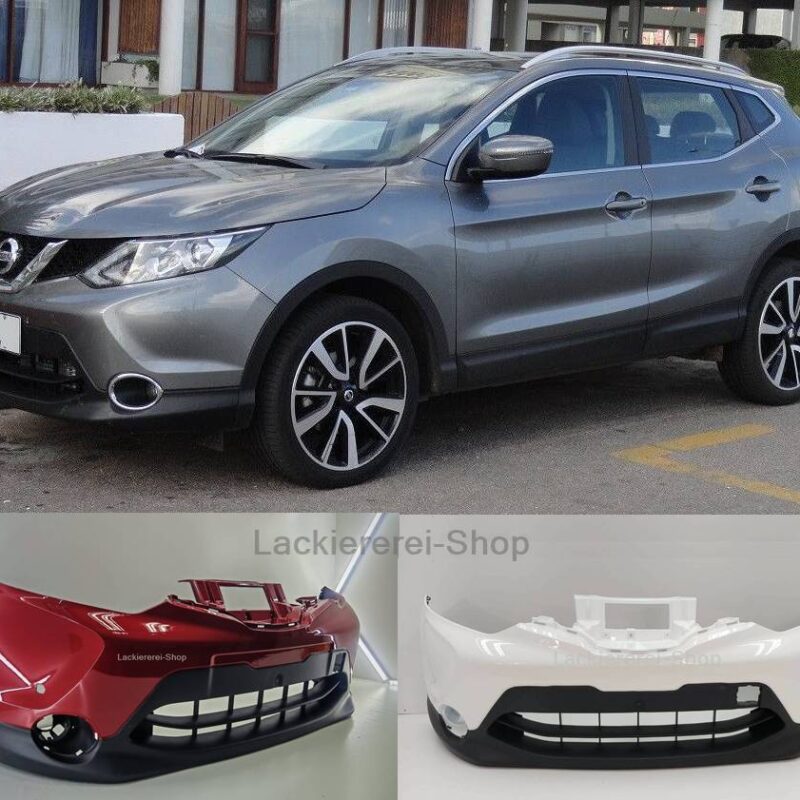 STOßSTANGE VORNE LACKIERT IN WUNSCHFARBE NEU für Nissan Qashqai 2014-2017