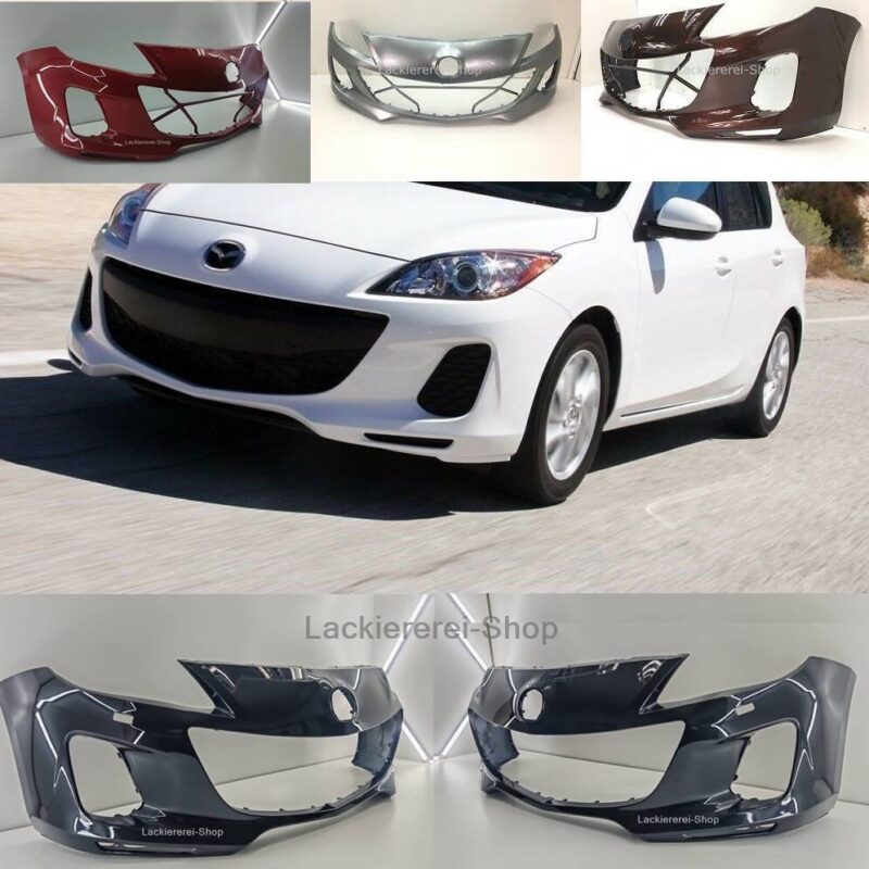 STOßSTANGE VORNE LACKIERT IN WUNSCHFARBE NEU für Mazda 3 2011-2013