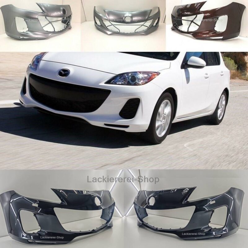 STOßSTANGE VORNE LACKIERT IN WUNSCHFARBE NEU für Mazda 3 2011-2013