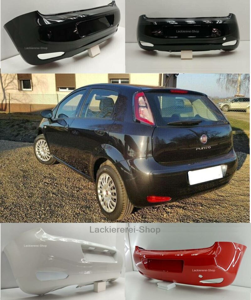 STOßSTANGE HINTEN LACKIERT IN WUNSCHFARBE NEU für Fiat Punto 2012-2018