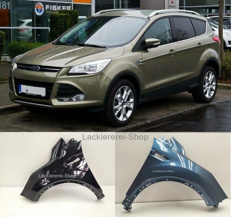 KOTFLÜGEL VORNE LACKIERT IN WUNSCHFARBE NEU für Ford Kuga II 2013-2016
