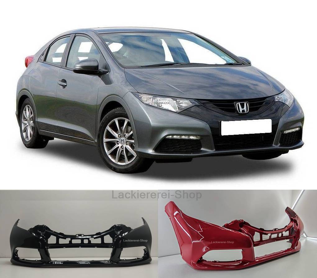 STOßSTANGE VORNE LACKIERT IN WUNSCHFARBE NEU für Honda Civic 2012-2014