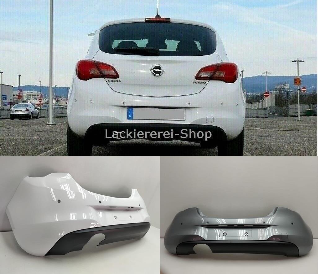 STOßSTANGE HINTEN LACKIERT IN WUNSCHFARBE NEU für Opel Corsa E