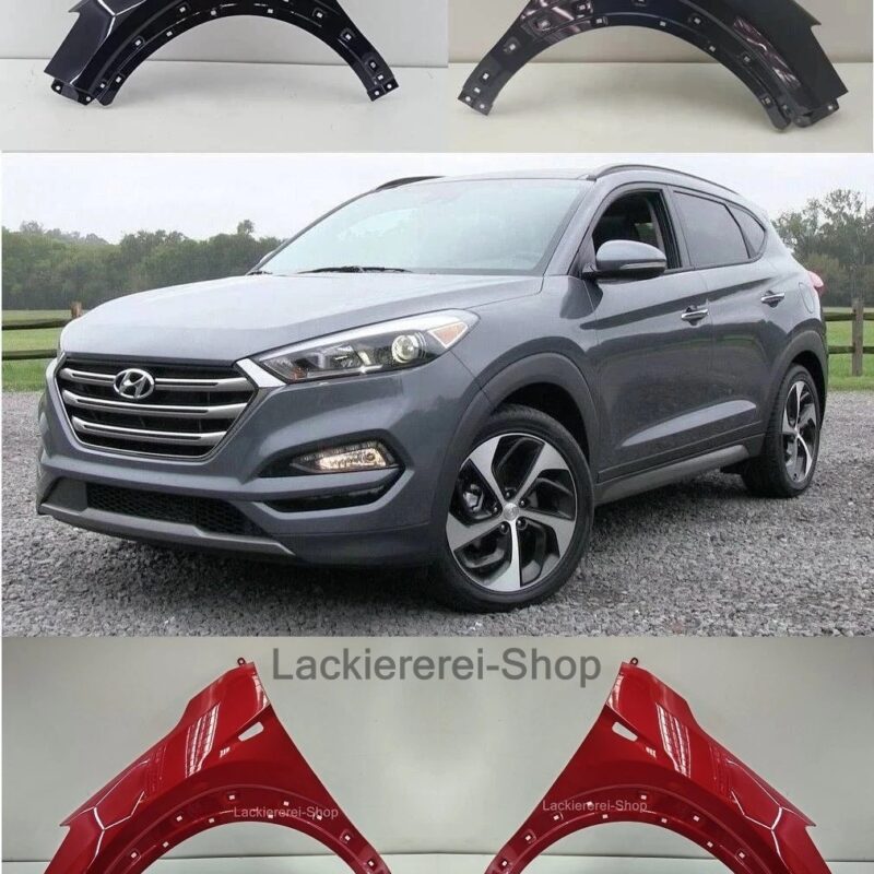 KOTFLÜGEL VORNE LACKIERT IN WUNSCHFARBE NEU für Hyundai Tucson 2015-2020