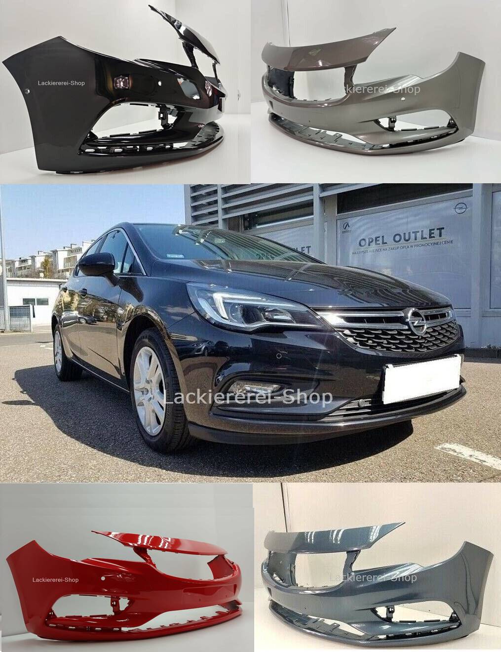 STOßSTANGE VORNE LACKIERT IN WUNSCHFARBE NEU für Opel Astra K 2015-2019 –