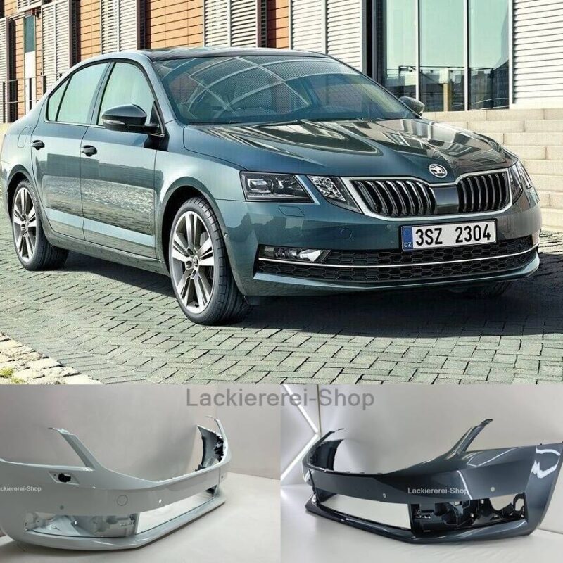 STOßSTANGE VORNE LACKIERT IN WUNSCHFARBE NEU für Skoda Octavia 3 2017-2020