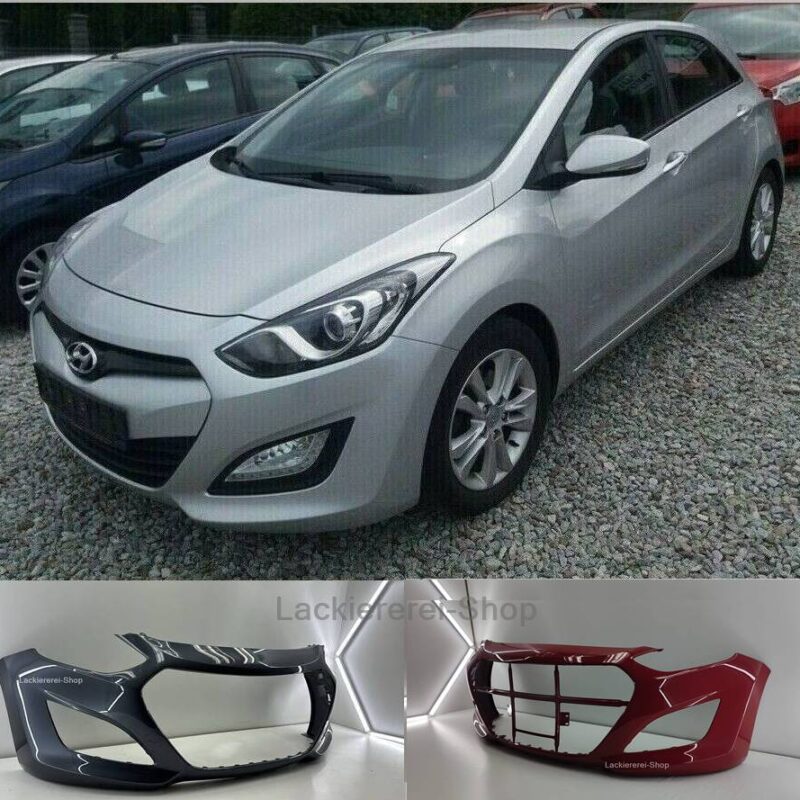 STOßSTANGE VORNE LACKIERT IN WUNSCHFARBE NEU für Hyundai i30 2012-2016 ohne PDC/SRA