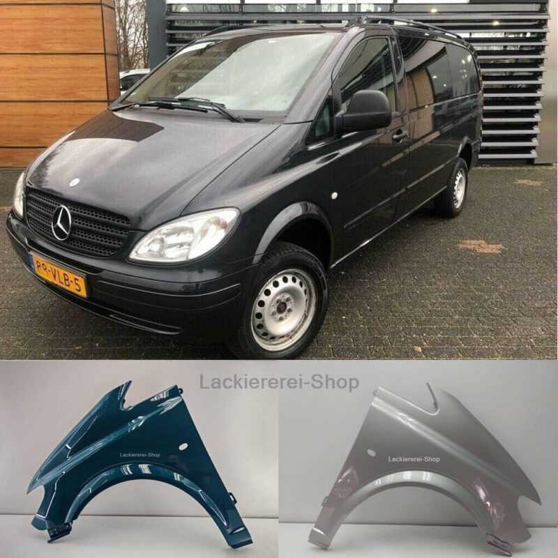 KOTFLÜGEL VORN LACKIERT IN WUNSCHFARBE NEU für Mercedes-Benz Vito W639 2003-2010