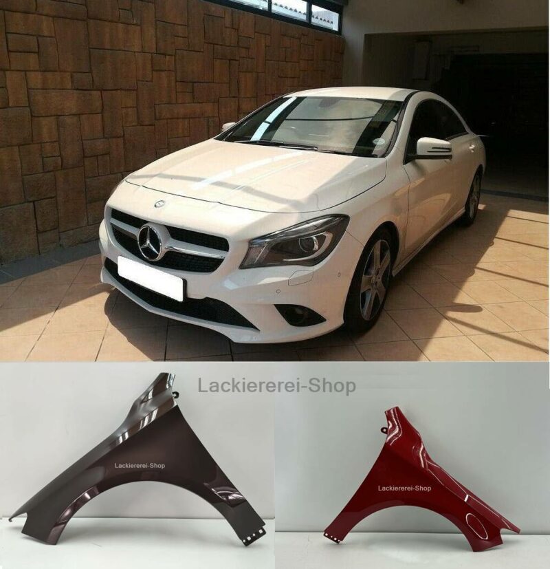 KOTFLÜGEL VORNE LACKIERT IN WUNSCHFARBE NEU für Mercedes-Benz CLA-Klasse C117