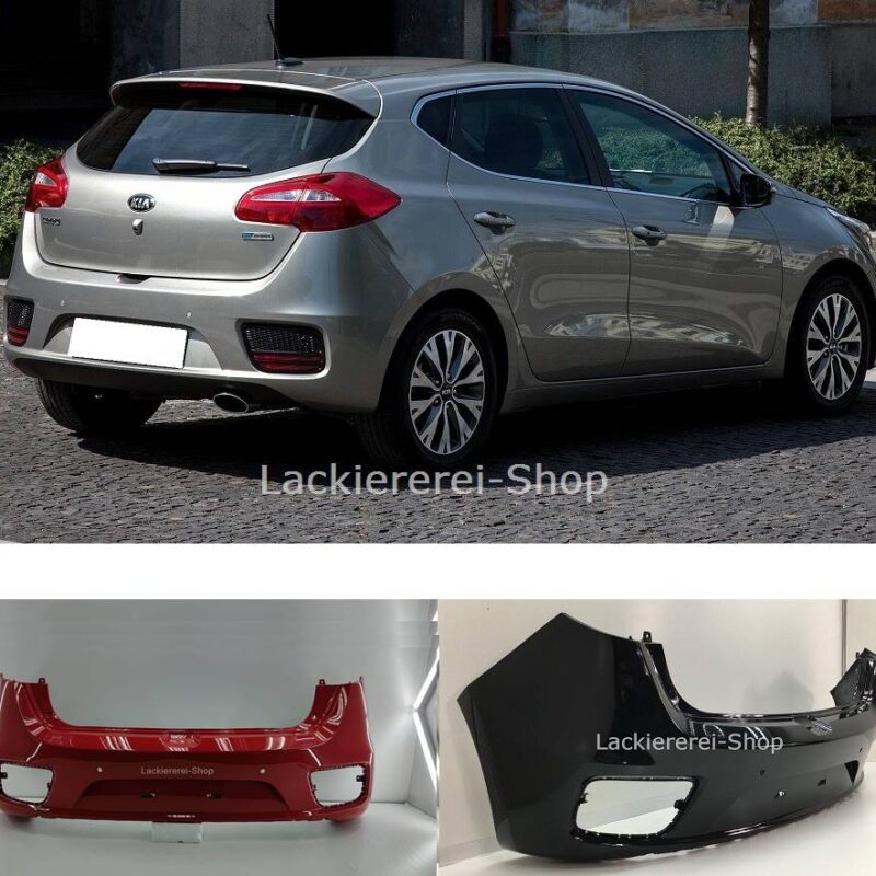 STOßSTANGE HINTEN LACKIERT IN WUNSCHFARBE NEU für Kia Ceed 2015-2018 5-Türer