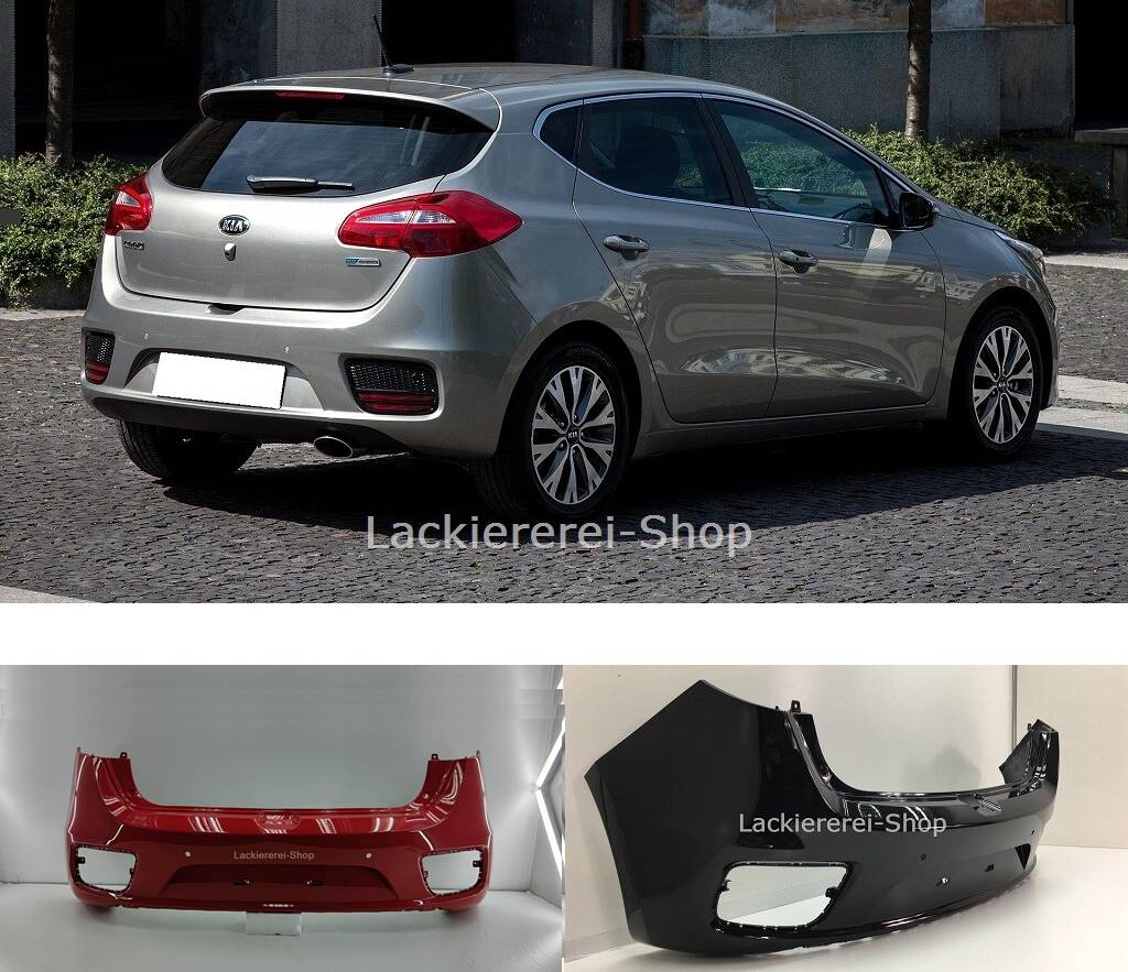 STOßSTANGE HINTEN LACKIERT IN WUNSCHFARBE NEU für Kia Ceed 2015-2018 5-Türer