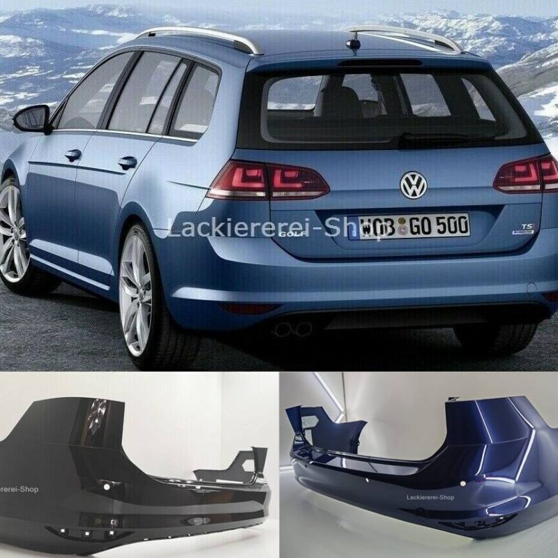 VW Golf 7 Variant 2013-2017 STOßSTANGE HINTEN LACKIERT IN WUNSCHFARBE ORIGINAL NEU