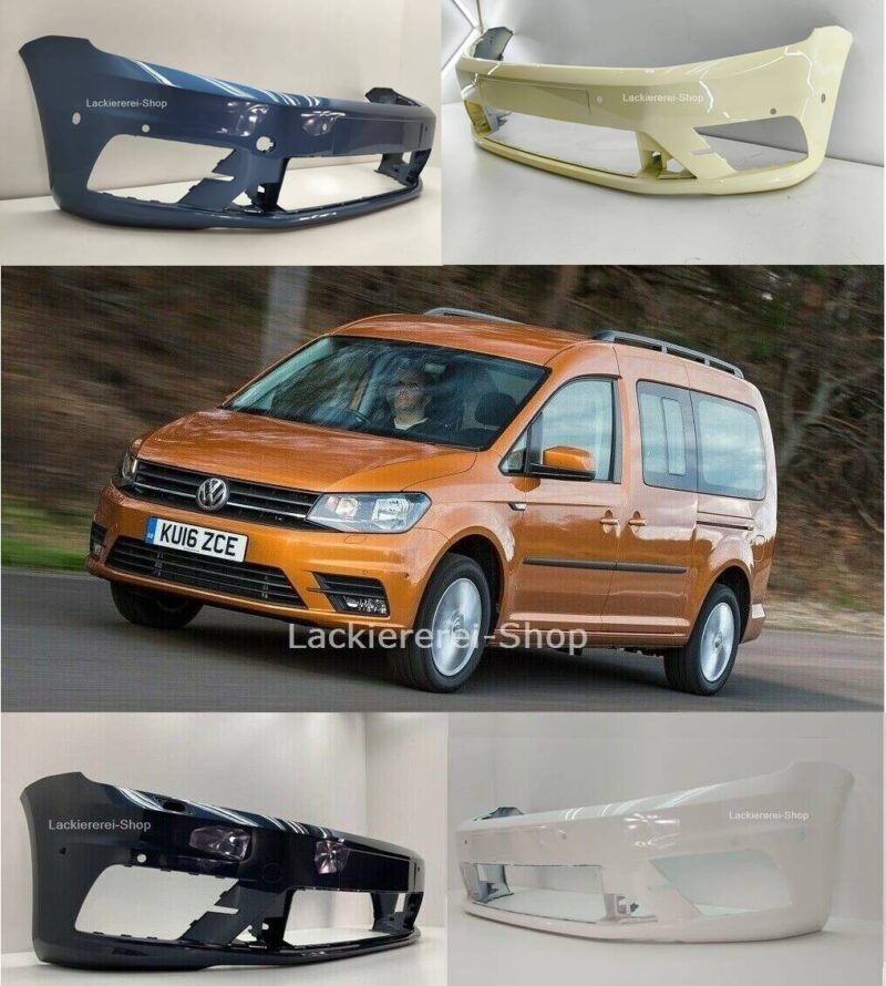 STOßSTANGE VORNE LACKIERT IN WUNSCHFARBE NEU für VW Caddy IV 2015-2020 versch. Varianten