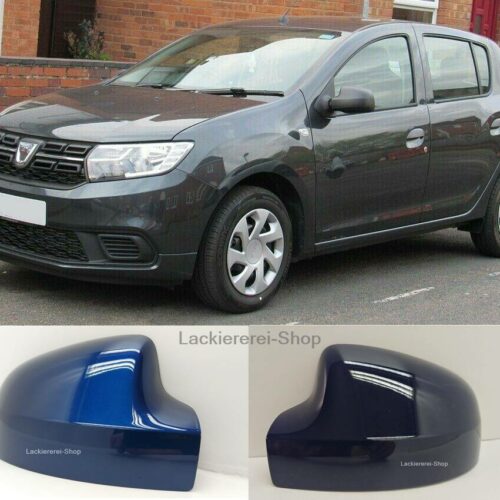 AUßENSPIEGEL KAPPE/GEHÄUSE LACKIERT IN WUNSCHFARBE NEU für Dacia Sandero 2012-2020