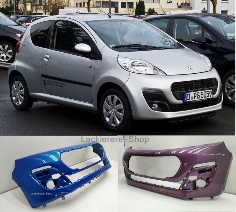 STOßSTANGE VORNE LACKIERT IN WUNSCHFARBE NEU für Peugeot 107 2012-2014