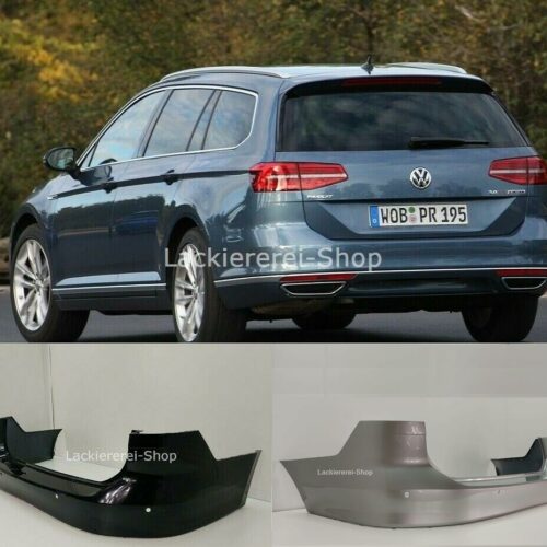 STOßSTANGE HINTEN LACKIERT IN WUNSCHFARBE NEU für VW PASSAT B8 Kombi 2014-2019