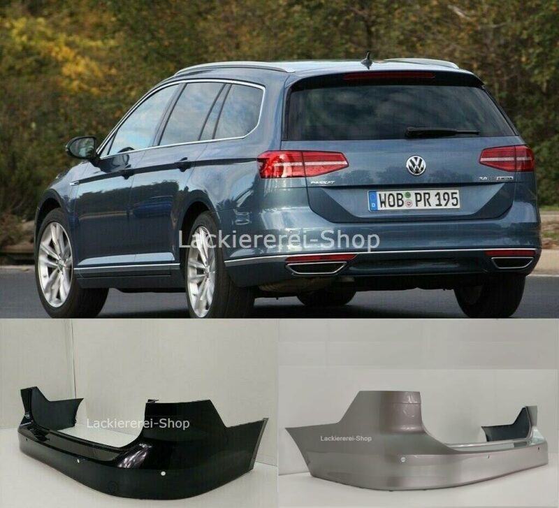 STOßSTANGE HINTEN LACKIERT IN WUNSCHFARBE NEU für VW PASSAT B8 Kombi 2014-2019