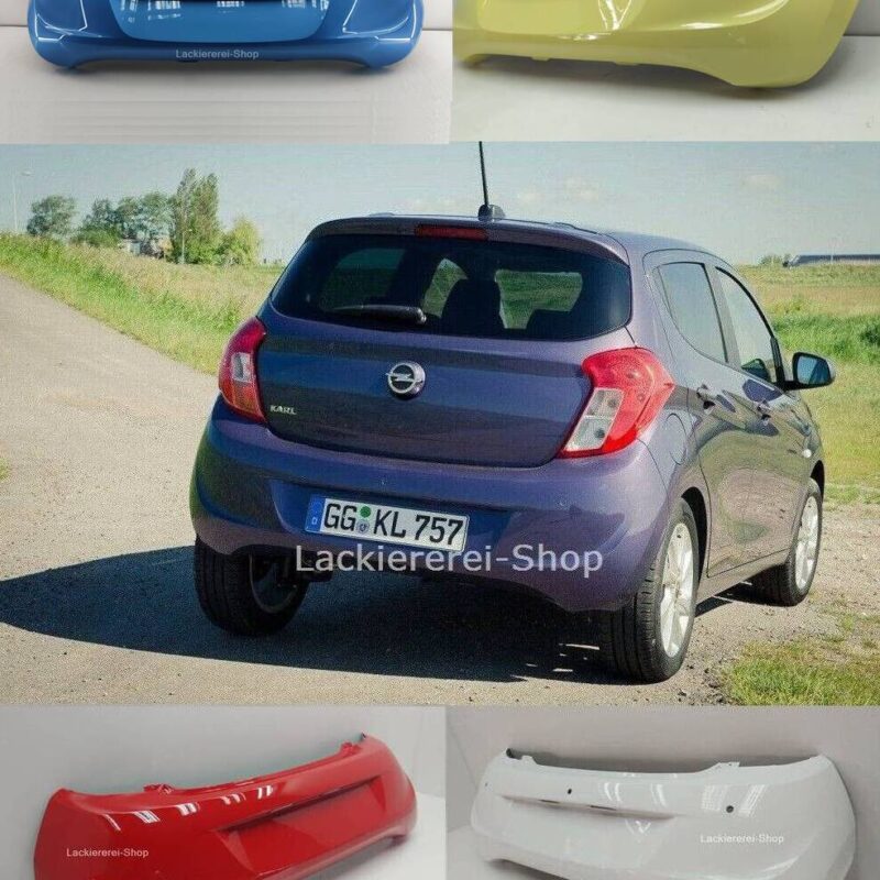STOßSTANGE HINTEN LACKIERT IN WUNSCHFARBE NEU für Opel Karl 2015-2019
