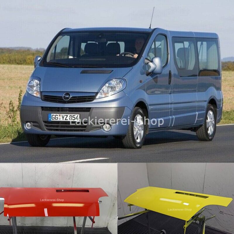 MOTORHAUBE LACKIERT IN WUNSCHFARBE NEU für Opel Vivaro A 2001-2014