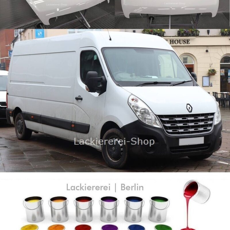 MOTORHAUBE LACKIERT IN WUNSCHFARBE NEU für Renault Master 2010-2014