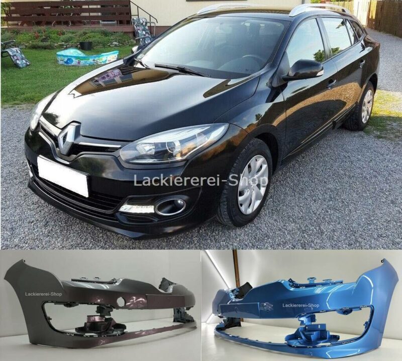 STOßSTANGE VORNE LACKIERT IN WUNSCHFARBE NEU für Renault Megane 2014-2016