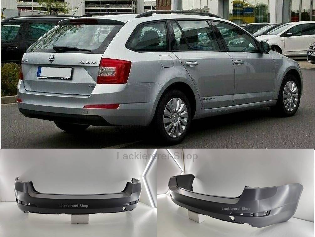 STOßSTANGE HINTEN NEU UNLACKIERT für Skoda Octavia 3 Kombi 2013-2017