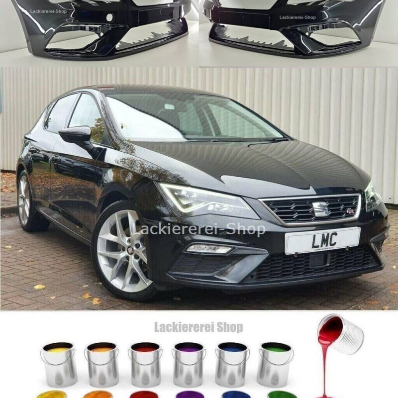 STOßSTANGE VORN LACKIERT IN WUNSCHFARBE NEU für Seat Leon FR Facelift 2016-2020