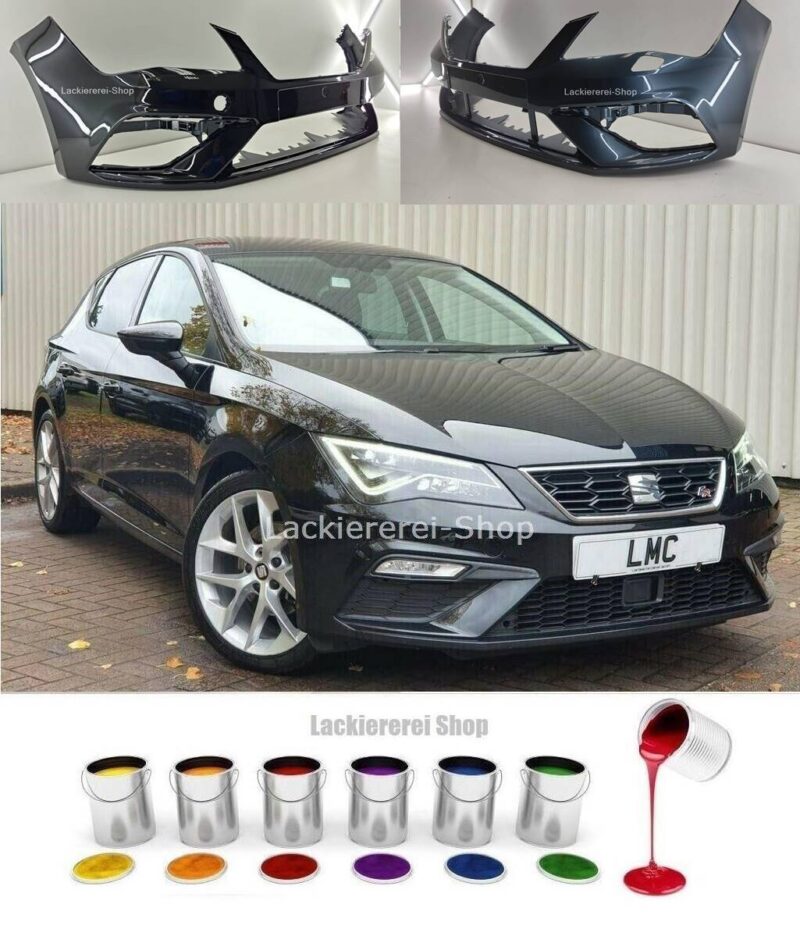 STOßSTANGE VORN LACKIERT IN WUNSCHFARBE NEU für Seat Leon FR Facelift 2016-2020