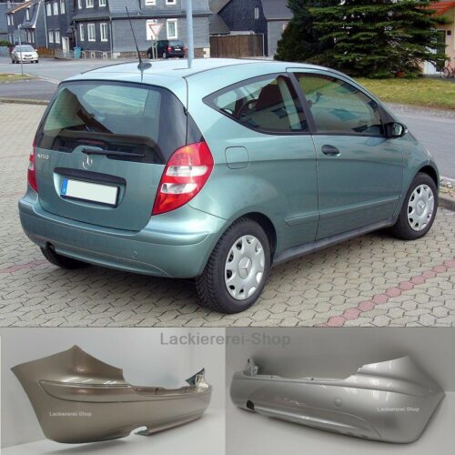 STOßSTANGE HINTEN LACKIERT IN WUNSCHFARBE NEU für Mercedes A-Klasse W169 2004-2008 ohne PDC