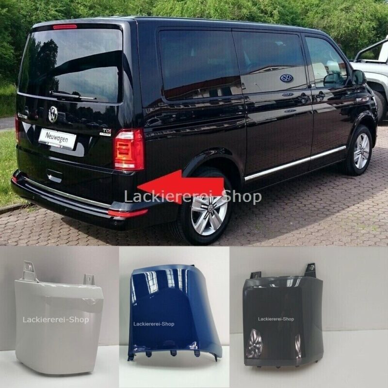 STOßSTANGE ECKE HINTEN LACKIERT IN WUNSCHFARBE NEU für VW T6 Multivan/Caravelle 2015-