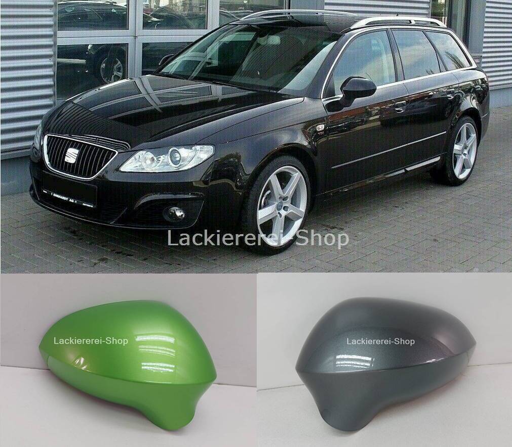AUßENSPIEGEL KAPPE/GEHÄUSE LACKIERT IN WUNSCHFARBE für SEAT EXEO 2008-2013 NEU